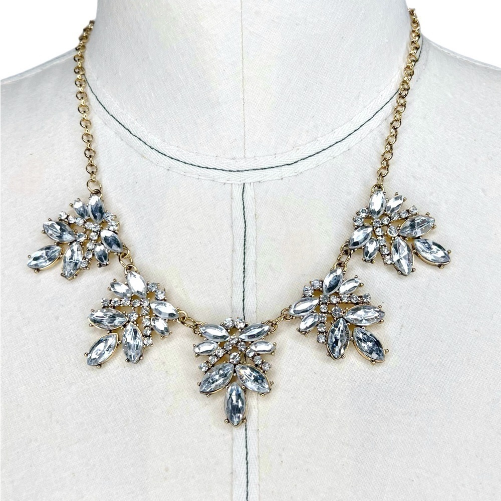 Sparkly Rococo Rhinestone Necklace